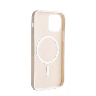 Carcasă din silicon ER POWER CARNEVAL SNAP pentru iPhone 12/12 Pro cu MagSafe - bej Carcasă din silicon ER POWER CARNEVAL SNAP pentru iPhone 12/12 Pro cu MagSafe - bej