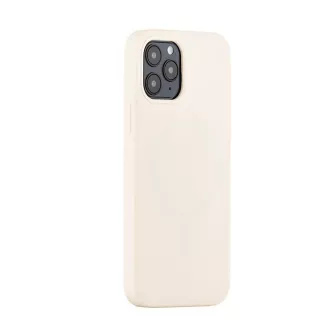 Carcasă din silicon ER POWER CARNEVAL SNAP pentru iPhone 12/12 Pro cu MagSafe - bej Carcasă din silicon ER POWER CARNEVAL SNAP pentru iPhone 12/12 Pro cu MagSafe - bej