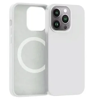 Carcasă din silicon ER POWER CARNEVAL SNAP pentru iPhone 14 Pro cu MagSafe - Albă Carcasă din silicon ER POWER CARNEVAL SNAP pentru iPhone 14 Pro cu MagSafe - Albă