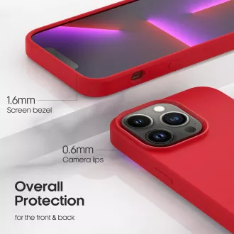 Carcasă din silicon ER POWER CARNEVAL SNAP pentru iPhone 12 mini cu MagSafe - Roșu Carcasă din silicon ER POWER CARNEVAL SNAP pentru iPhone 12 mini cu MagSafe - Roșu