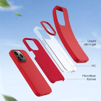 Carcasă din silicon ER POWER CARNEVAL SNAP pentru iPhone 12 mini cu MagSafe - Roșu Carcasă din silicon ER POWER CARNEVAL SNAP pentru iPhone 12 mini cu MagSafe - Roșu