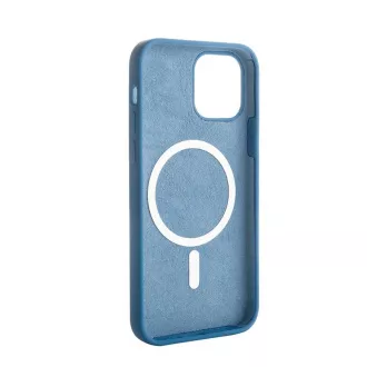Carcasă din silicon ER POWER CARNEVAL SNAP pentru iPhone 12/12 Pro cu MagSafe - albastru marin Carcasă din silicon ER POWER CARNEVAL SNAP pentru iPhone 12/12 Pro cu MagSafe - albastru marin