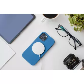 Carcasă din silicon ER POWER CARNEVAL SNAP pentru iPhone 12/12 Pro cu MagSafe - albastru marin Carcasă din silicon ER POWER CARNEVAL SNAP pentru iPhone 12/12 Pro cu MagSafe - albastru marin