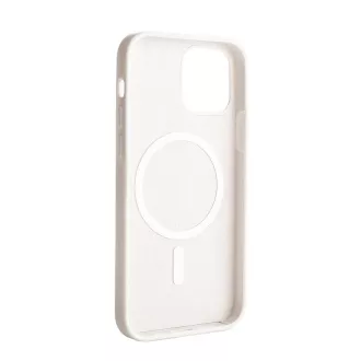 Carcasă din silicon ER POWER CARNEVAL SNAP pentru iPhone 13 mini cu MagSafe - albă