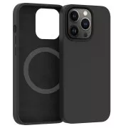 Carcasă din silicon ER POWER CARNEVAL SNAP pentru iPhone 13 Pro Max cu MagSafe - Negru
