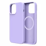 Carcasă din silicon ER POWER CARNEVAL SNAP pentru iPhone 14 cu MagSafe - Violet deschis