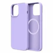 Carcasă din silicon ER POWER CARNEVAL SNAP pentru iPhone 14 cu MagSafe - Violet deschis