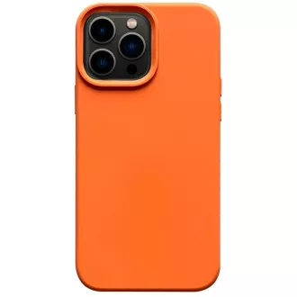 Carcasă din silicon ER POWER CARNEVAL SNAP pentru iPhone 14 Pro cu MagSafe - Portocalie