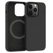 Carcasă din silicon ER POWER CARNEVAL SNAP pentru iPhone 14 Pro Max cu MagSafe - Neagră