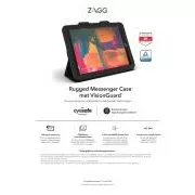 Husă pentru tastatură ZAGG Rugged Messenger UK + VG IPad 9.7