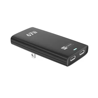 Încărcător subțire ER POWER Dual Travel 67W - 2xUSB-C