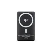 Baterie externă duală ER POWER Qi2 5000mAh cu USB-C - Gri spațial