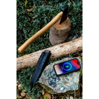 Baterie externă duală ER POWER Qi2 5000mAh cu USB-C - Gri spațial
