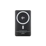 Baterie externă duală ER POWER Qi2 5000mAh cu USB-C - Gri spațial