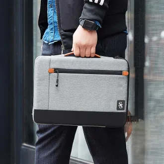 Geantă laptop Seine Scene Dijon Sleeve 13.6" - gri