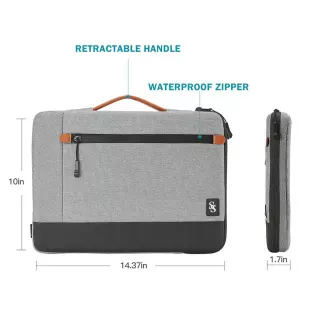 Geantă laptop Seine Scene - Dijon sleeve 14'' - gri