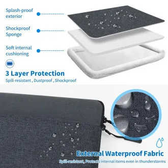Geantă pentru laptop Seine Scene Seine Scene Valence 13.6'' - neagră Geantă pentru laptop Seine Scene Seine Scene Valence 13.6'' - neagră