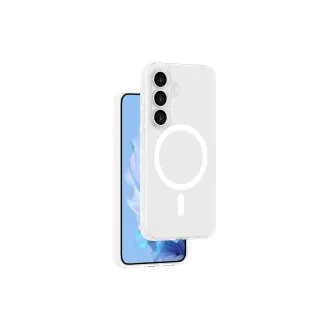Husă ER Crystal Snap cu MagSafe pentru Samsung Galaxy S25 - transparentă