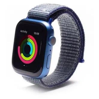 Curea sport ZAGG GEAR4 pentru Apple Watch 45/44/42mm albastră