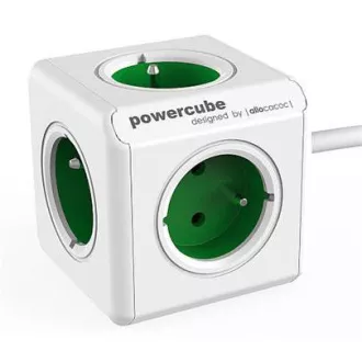 Prelungirea prizei. PowerCube EXTENDED, verde, 5 prize, cablu de 1,5 m. Prelungirea prizei. PowerCube EXTENDED, verde, 5 prize, cablu de 1,5 m.