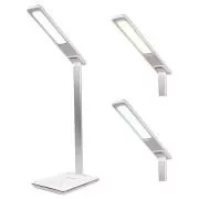 Lampă de masă LED albă Huslog cu încărcător wireless