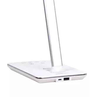 Lampă de masă LED albă Huslog cu încărcător wireless Lampă de masă LED albă Huslog cu încărcător wireless