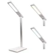 Lampă de masă LED albă Huslog cu încărcător wireless