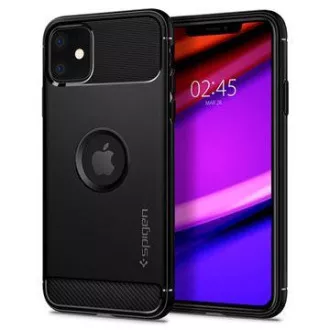 Husă de protecție Spigen Rugged Armor pentru Apple iPhone 11 negru Husă de protecție Spigen Rugged Armor pentru Apple iPhone 11 negru