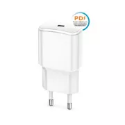 Încărcător rapid Forever TC-01 PD 1x USB-C 20W alb