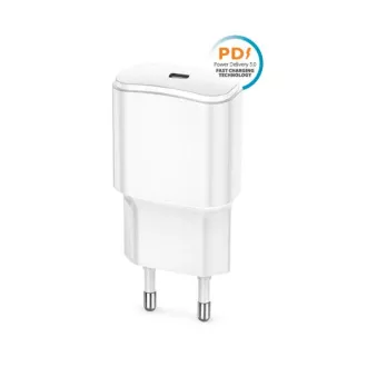 Încărcător rapid Forever TC-01 PD 1x USB-C 20W alb