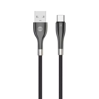 Cablu de date Forever Sleek USB/USB-C 1m 3A negru