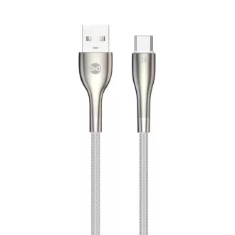 Cablu de date Forever Sleek USB/USB-C 1m 3A alb