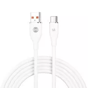 Cablu de date Forever USB/USB-C 1m 66W alb