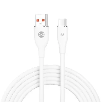 Cablu de date Forever USB/USB-C 1m 66W alb