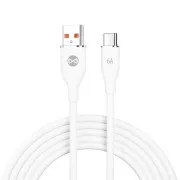 Cablu de date Forever USB/USB-C 1m 66W alb