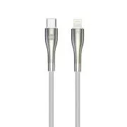 Cablu de date Forever USB-C/Lightning 1m 27W alb