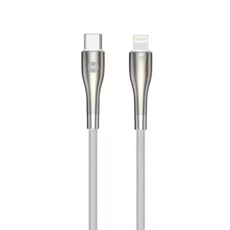 Cablu de date Forever USB-C/Lightning 1m 27W alb