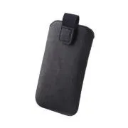 Husă din piele pentru CPA Halo 18, myPhone Halo Q/Maestro/Maestro 2/Up/Up Smart LTE/C1/S1 negru