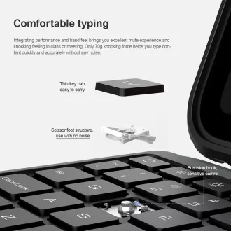 Husă Nillkin Bumper Combo cu tastatură pentru iPad 10.9 2022 neagră