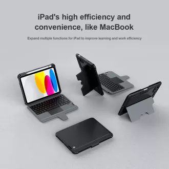 Husă Nillkin Bumper Combo cu tastatură pentru iPad 10.9 2022 neagră