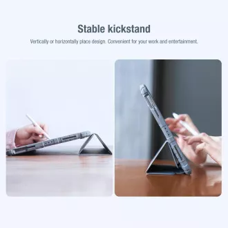 Husă de protecție Nillkin Bumper PRO cu suport pentru iPad 10.9 2022/24/11 2025, neagră