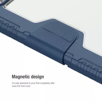 Husă de protecție Nillkin Bumper PRO cu suport pentru iPad 10.9 2022/24/11 2025, neagră
