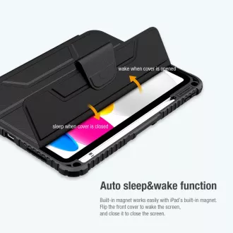 Husă de protecție Nillkin Bumper PRO cu suport pentru iPad 10.9 2022/24/11 2025, neagră