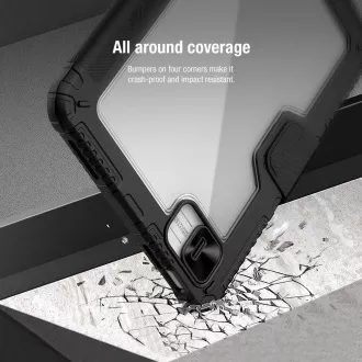 Husă de protecție Nillkin Bumper PRO cu suport pentru iPad 10.9 2022/24/11 2025, neagră