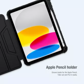 Husă de protecție Nillkin Bumper PRO cu suport pentru iPad 10.9 2022/24/11 2025, neagră