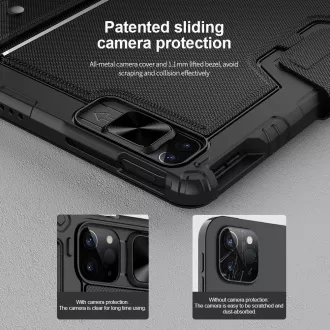 Husă cu tastatură Nillkin Bumper Combo pentru iPad Pro 12.9 2020/2021/2022/ Air 13 2024/2025, neagră Husă cu tastatură Nillkin Bumper Combo pentru iPad Pro 12.9 2020/2021/2022/ Air 13 2024/2025, neagră