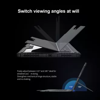 Husă cu tastatură Nillkin Bumper Combo pentru iPad Pro 12.9 2020/2021/2022/ Air 13 2024/2025, neagră Husă cu tastatură Nillkin Bumper Combo pentru iPad Pro 12.9 2020/2021/2022/ Air 13 2024/2025, neagră