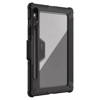 Husă de protecție Nillkin Bumper PRO cu suport multiunghi pentru Samsung Galaxy Tab S9/S10 FE, neagră Husă de protecție Nillkin Bumper PRO cu suport multiunghi pentru Samsung Galaxy Tab S9/S10 FE, neagră