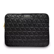 Husă matlasată Guess pentru caiet 13" neagră