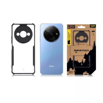 Husă tactică Quantum Stealth pentru Xiaomi Redmi A3 2024 Transparent/Negru